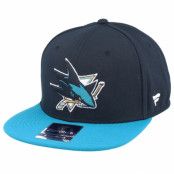 Fanatics - NHL Svart snapback Keps - San Jose Sharks Core Black/Active Blue Snapback @ Hatstore