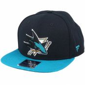 Fanatics - NHL Svart snapback Keps - San Jose Sharks Iconic Defender Black/Active Blue Snapback @ Hatstore