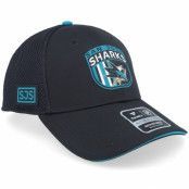 Fanatics - NHL Svart trucker Keps - San Jose Sharks Authentic Pro Draft Black/Active Blue Trucker @ Hatstore