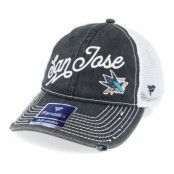 Fanatics - NHL Svart trucker Keps - San Jose Sharks Sport Resort Dad Cap Black Trucker @ Hatstore