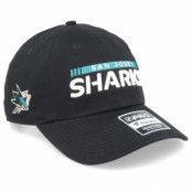 Fanatics - NHL Svart unconstructed Keps - San Jose Sharks Authentic Pro Game&Train Black Dad Cap @ Hatstore