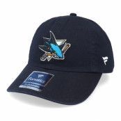 Fanatics - NHL Svart unconstructed Keps - San Jose Sharks Primary Logo Core Black Dad Cap @ Hatstore