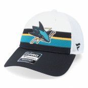 Fanatics - NHL Vit trucker Keps - San Jose Sharks Authentic Pro Draft White/Black Trucker @ Hatstore