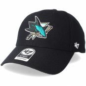 Keps San Jose Sharks Mvp Black Adjustable - 47 Brand - Svart Reglerbar