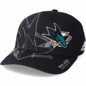 Keps San Jose Sharks Second Season Structured Black Flexfit - Adidas - Svart Flexfit