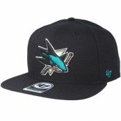 Keps San Jose Sharks Sure Shot Black Snapback - 47 Brand - Svart Snapback
