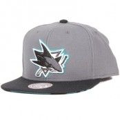 Mitchell & Ness - Team Vivid San Jose Sharks Grey Snapback