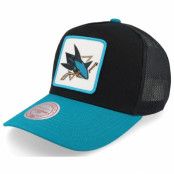 Mitchell&Ness - NBA Svart trucker Keps - San Jose Sharks Truck It Black Trucker @ Hatstore