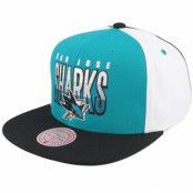 Mitchell&Ness - NHL Blå snapback Keps - San Jose Sharks Billboard 2 Teal/Black Snapback @ Hatstore