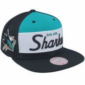 Mitchell&Ness - NHL Svart snapback Keps - San Jose Sharks Retro Sport Black Snapback @ Hatstore