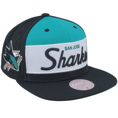 Mitchell&Ness - NHL Svart snapback Keps - San Jose Sharks Retro SportBlack Snapback @ Hatstore