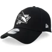 New Era - NHL Svart flexfit Keps - San Jose Sharks 39THIRTY Eg Neo Black/White Mesh Flexfit @ Hatstore