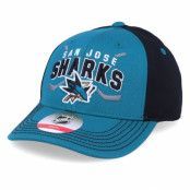 Outerstuff - NHL Blå adjustable Keps - Kids San Jose Sharks Fan Faceoff Blue/Black Adjustable @ Hatstore