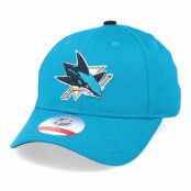 Outerstuff - NHL Blå adjustable Keps - Kids San Jose Sharks Locker Room Teal Adjustable @ Hatstore