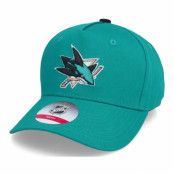 Outerstuff - NHL Blå adjustable Keps - Kids San Jose Sharks Precurved Blustery Adjustable @ Hatstore