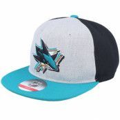 Outerstuff - NHL Grå snapback Keps - Kids San Jose Sharks NHL Deadstock Heather Grey/Teal/Black Snapback @ Hatstore