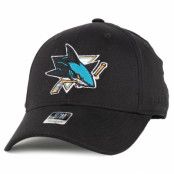 Reebok - NHL Svart flexfit Keps - San Jose Sharks BL Black Flexfit @ Hatstore