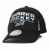 Reebok - NHL Svart flexfit Keps - San Jose Sharks Locker Room 2 Flexfit @ Hatstore