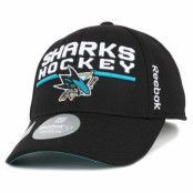 Reebok - NHL Svart flexfit Keps - San Jose Sharks Locker Room 3 Flexfit @ Hatstore