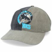 Twins Enterprise - NHL Grå unconstructed Keps - Hatstore Exclusive x San Jose Sharks Panel Shades NHL Vintage @ Hatstore