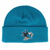 Outerstuff - NHL Blå cuff Beanie - Kids San Jose Sharks Sharks Cuff Knit Teal Cuff @ Hatstore