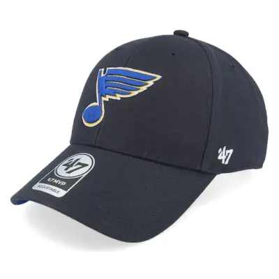 47 Brand - NHL Blå adjustable Keps - St. Louis Blues Ballpark Mvp Navy Adjustable @ Hatstore
