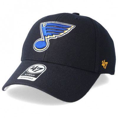 47 Brand - NHL Blå adjustable Keps - St. Louis Blues Mvp Navy Adjustable @ Hatstore