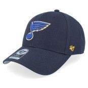 47 Brand - NHL Blå adjustable Keps - St. Louis Blues MVP Wool Navy Adjustable @ Hatstore