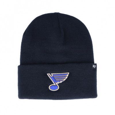 47 Brand - NHL Blå cuff Beanie - St. Louis Blues Haymaker Navy Cuff @ Hatstore