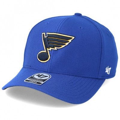 47 Brand - NHL Blå flexfit Keps - St. Louis Blues Royal Contender Flexfit @ Hatstore