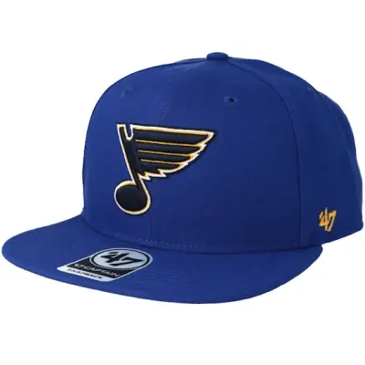 47 Brand - NHL Blå snapback Keps - St. Louis Blues Sure Shot Royal Snapback @ Hatstore