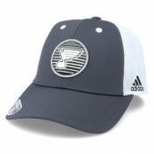 Adidas - NHL Grå trucker Keps - St. Louis Blues Mesh Carbon/White Trucker @ Hatstore