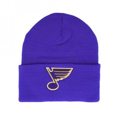 American Needle - NHL Blå cuff Beanie - St. Louis Blues Knit NHL Royal Cuff @ Hatstore