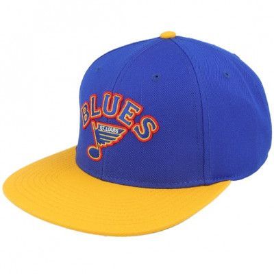 American Needle - NHL Blå snapback Keps - St. Louis Blues Archive 400 Royal/Gold Snapback @ Hatstore