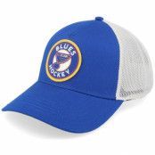 American Needle - NHL Blå trucker Keps - St. Louis Blues Valin Ivory/Royal Trucker @ Hatstore