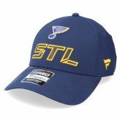 Fanatics - NHL Blå adjustable Keps - St. Louis Blues Locker Room Athl Navy Adjustable @ Hatstore