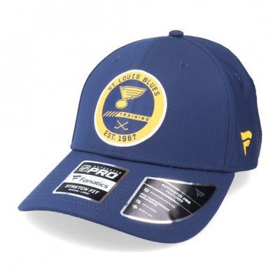 Fanatics - NHL Blå flexfit Keps - St. Louis Blues Authentic Pro Training Flex Navy Flexfit @ Hatstore