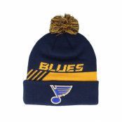 Fanatics - NHL Blå pom Beanie - St. Louis Blues Locker Room Pom Athl Navy Pom @ Hatstore