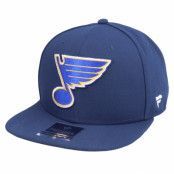 Fanatics - NHL Blå snapback Keps - St. Louis Blues Primary Logo Core Navy Snapback @ Hatstore