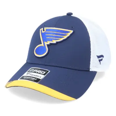 Fanatics - NHL Blå trucker Keps - St. Louis Blues Locker Room Athl Navy Trucker @ Hatstore