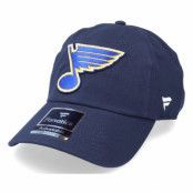 Fanatics - NHL Blå unconstructed Keps - St. Louis Blues Primary Logo Core Navy Dad Cap @ Hatstore