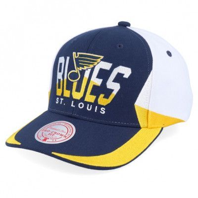Mitchell&Ness - NHL Blå adjustable Keps - St. Louis Blues Retrodome Pro Vintage Blue Adjustable @ Hatstore