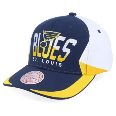 Mitchell&Ness - NHL Blå adjustable Keps - St. Louis Blues Retrodome Pro Vintage Blue Adjustable @ Hatstore