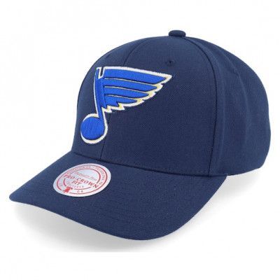 Mitchell&Ness - NHL Blå adjustable Keps - St. Louis Blues Team Ground 2.0 Pro Blue Adjustable @ Hatstore