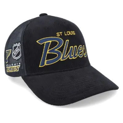 Mitchell&Ness - NHL Svart trucker Keps - St. Louis Blues Times Up Vintage Black Trucker @ Hatstore