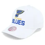 Mitchell&Ness - NHL Vit adjustable Keps - St. Louis Blues All In Pro White Adjustable @ Hatstore