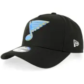 New Era - NHL Svart adjustable Keps - Kids Hatstore Exclusive x St. Louis Blues 9FORTY Black A-frame Adjustable @ Hatstore