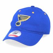 Outerstuff - NHL Blå unconstructed Keps - Kids St. Louis Blues Team Slouch Blue Dad Cap @ Hatstore