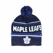 47 Brand - NHL Blå pom Beanie - Toronto Maple Leafs Ice Cap Navy/White Pom @ Hatstore