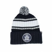 47 Brand - NHL Blå pom Beanie - Toronto Maple Leafs Plateau 47 Cuff  Beanie Navy/White/Grey Pom @ Hatstore